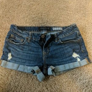 Aéropostle blue jean shorts